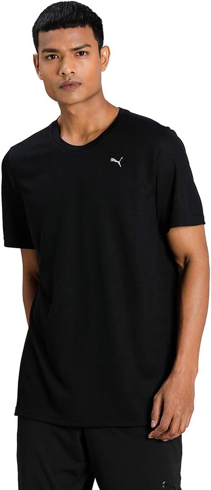 PUMA Herren Performance Tee M T-shirt, Puma Black, S EU