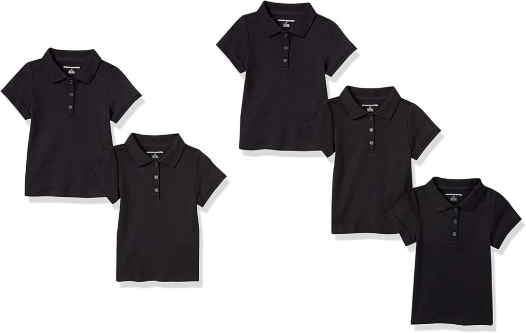 Amazon Essentials Mädchen Uniform Interlock-Polohemd Mit Kurzen Ärmeln…