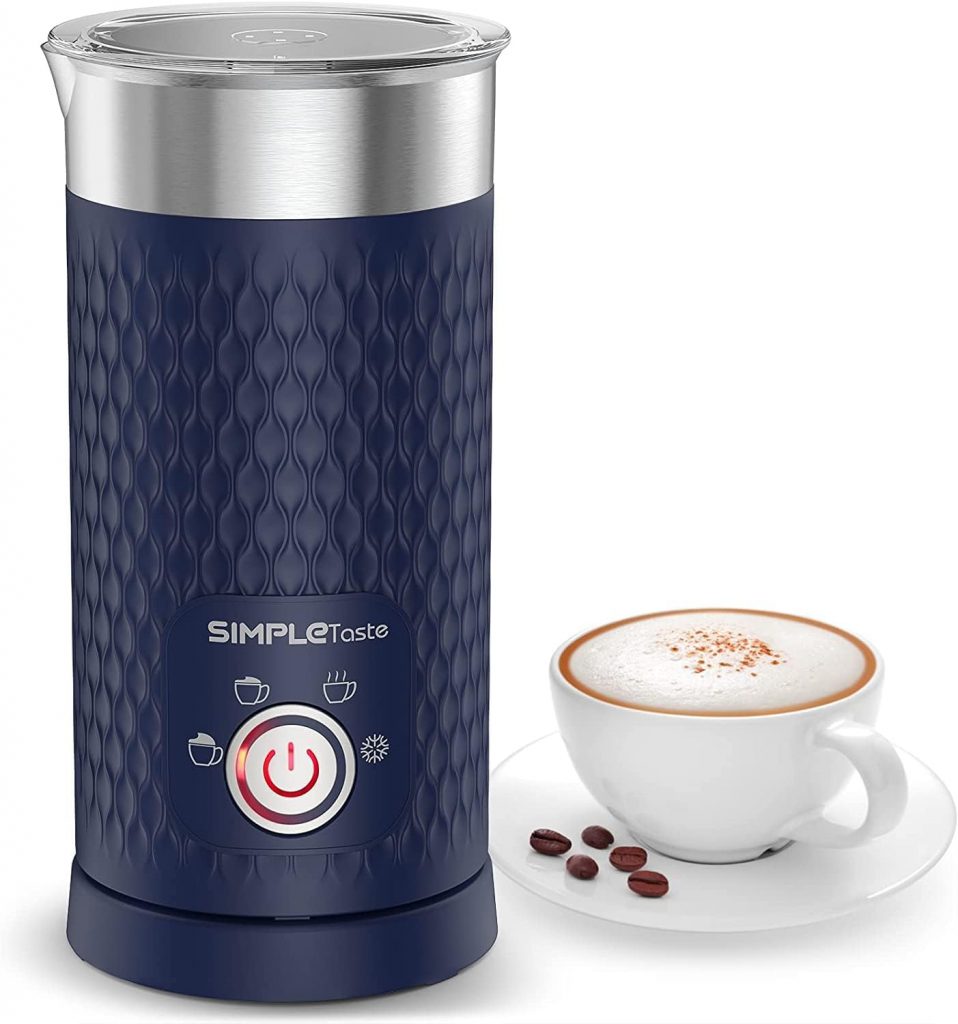SIMPLETaste Milchaufschäumer, 4-in-1 Elektrischer Milchdampfgarer, Automatischer…
