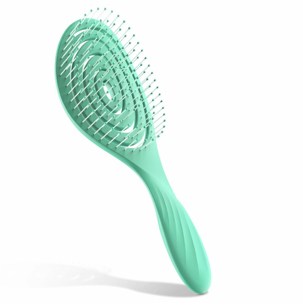 SHINLEA Haarbürste ohne Ziepen, Kopfhaut Massagebürste Detangler-Bürste für…