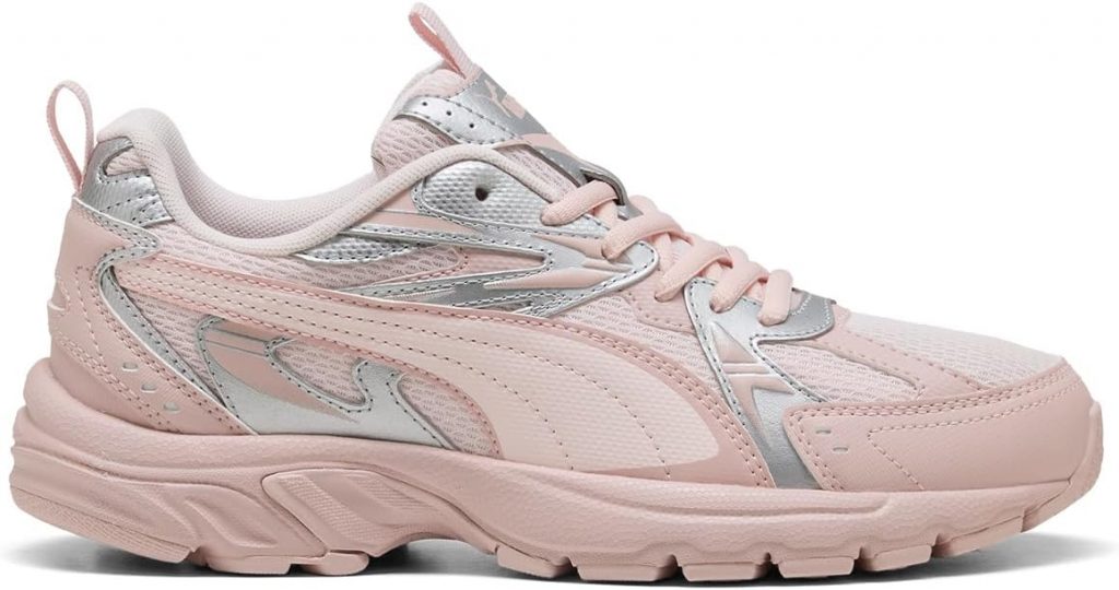 Puma Unisex Milenio Tech_Sneaker, Mauve Mist Jasmin Blume Puma Silber, 44.5 EU