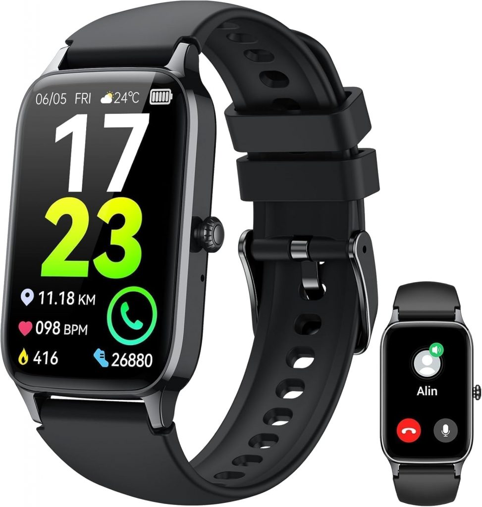 Soudorv Smartwatch Herren Damen, 1,57" HD Fitnessuhr Herren mit Telefonfunktion…