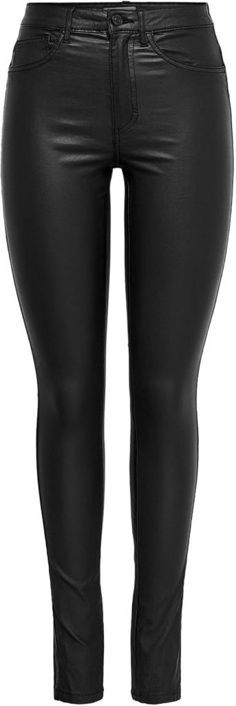 ONLY Women's Onlroyal Hw Sk Rock Coated PIM Noos Skinny Jeans