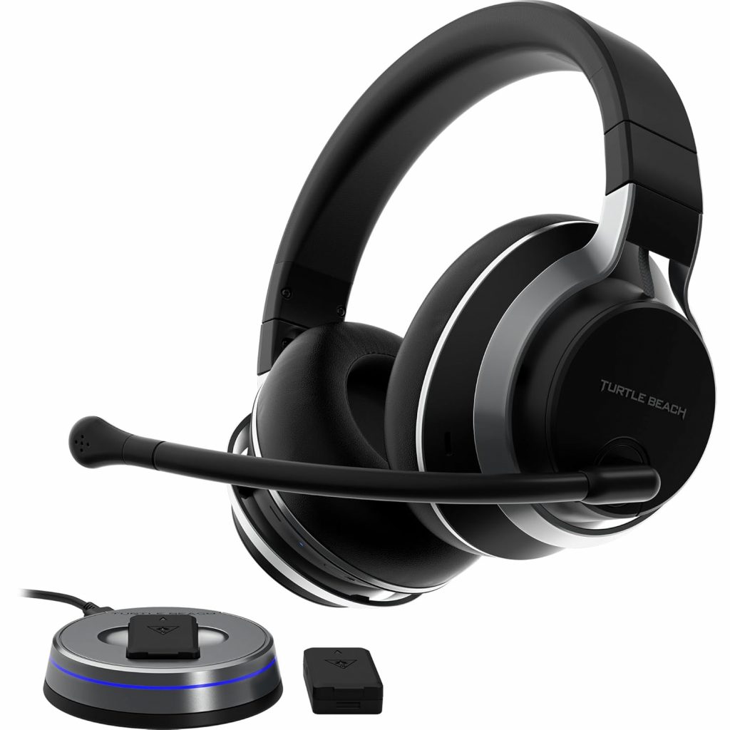 Turtle Beach Stealth Pro Multiplattform Kabelloses Bluetooth Gaming Headset mit Geräuschunterdrückung für PS5, PS4…