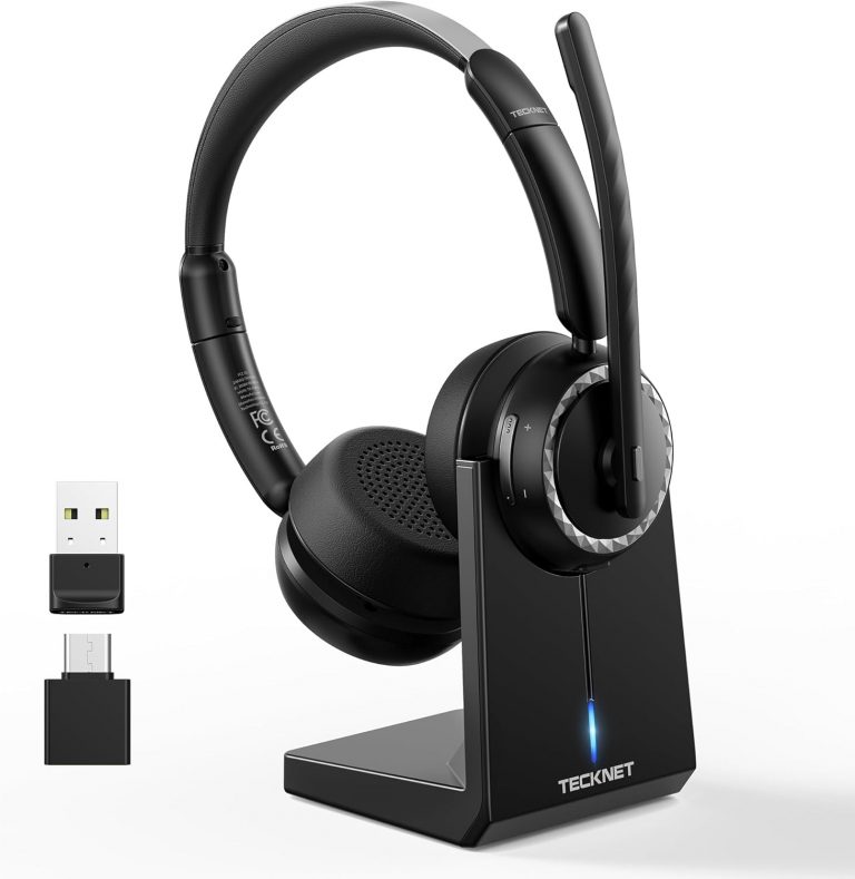 👑 TECKNET V5.3 Bluetooth Headset mit Mikrofon, Wireless Headset mit AI Noise Cancelling Mikrofon, Ladestation, USB-Dongle, 55+ Std. Akku, Wiederaufladbar On-Ear Kopfhörer für Büro, Home, Callcenter51,47€ statt 61,99€ - 17,00 % 🔥🚚 Verkauft von TerraGrow-EU und Versand durch Amazon2,037 Bewertungen: 4.4 / 5.0 ⭐️⭐️⭐️⭐️🛒 zu Amazon https://www.amazon.de/dp/B0FHTLM4F1/?amp%3Btag=preisfehlerheute-21&amp%3Bth=1&amp%3Bpsc=1&tag=preisfehlerheute-21