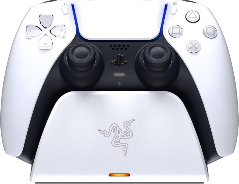 Razer Schnellladestation - Schnellladestation für PS5 Wireless-Controller (Schnellladung , Gebogenes Schalen-Design Einhändige Bedienung, Aufladen per USB) Weiß24,89€ statt 59,99€➡️ https://www.amazon.de/dp/B09KNXCP3H/?tag=preisfehlerheute-21