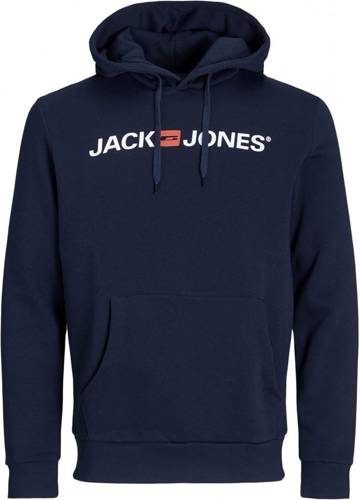 JACK & JONES Male Kapuzenpullover Logo Kapuzenpullover