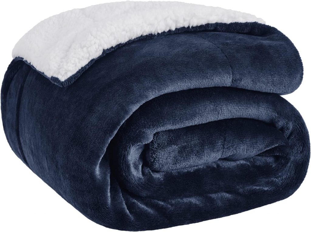 BEDSURE Kuscheldecke – Warm Sherpa Wolldecke & Sofadecke, Flauschig Sofaüberwurf…