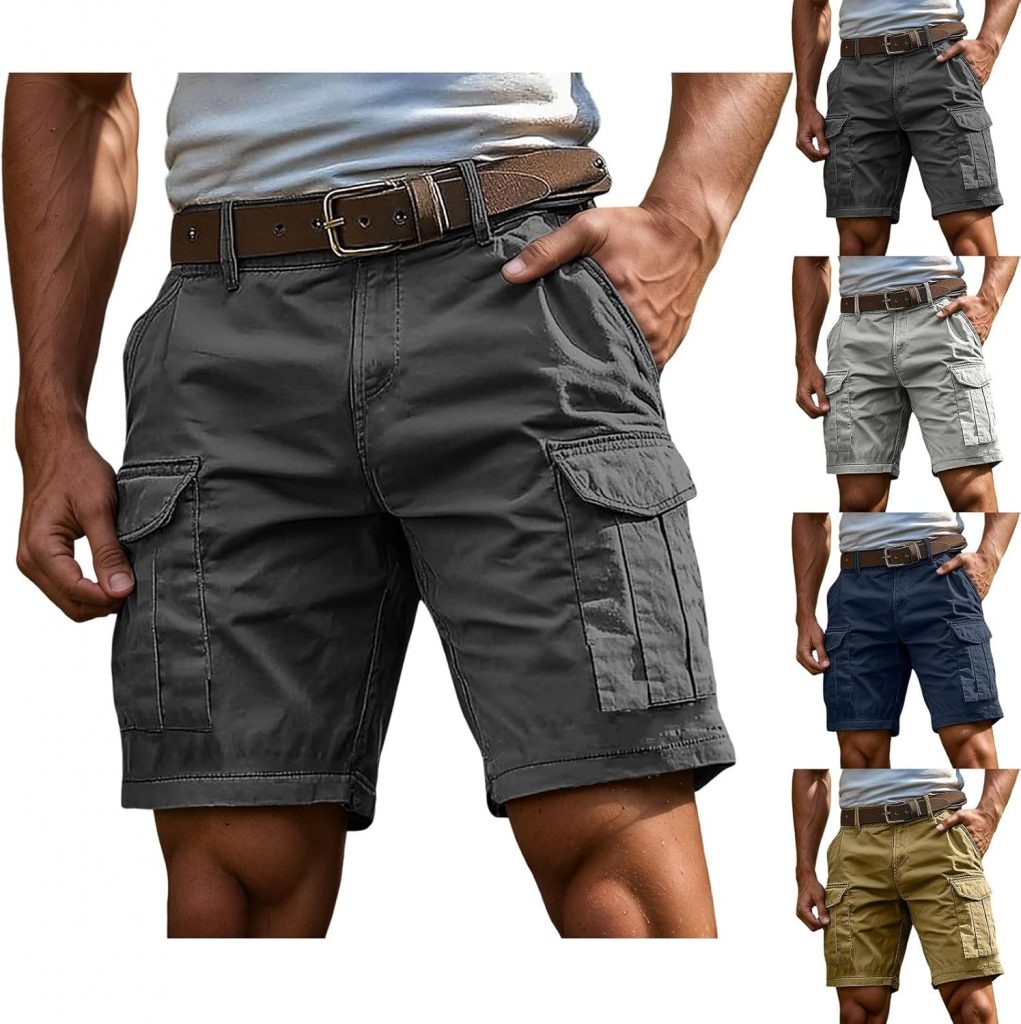 Kurze Herren Hosen Herrenshorts Kurze Arbeitshose Herren Cargohose Männer Hosen Shorts Cargo Für Men's Sport Kurz…