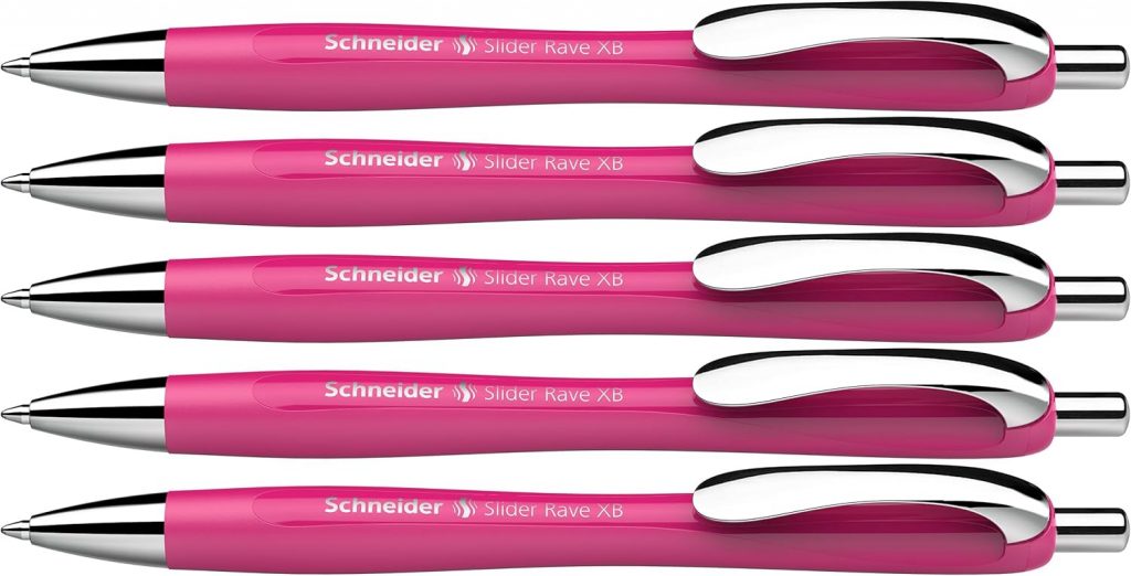 Schneider 132509 Slider Rave XB Kugelschreiber (Weiches Schreiben ohne Kratzen für lange Texte in Schule, Uni und…