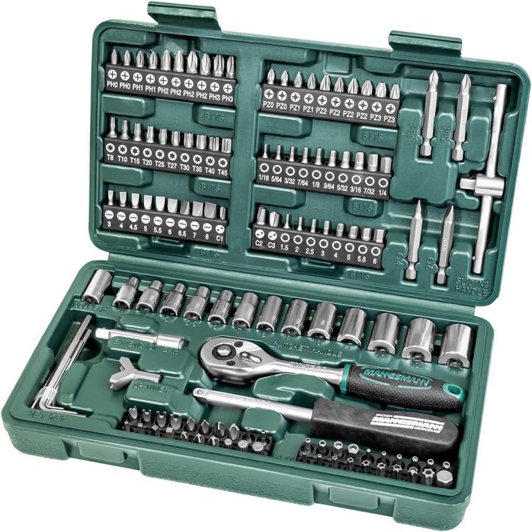 Brüder Mannesmann Steckschlüssel- und Bitsatz, 130-teilig - Werkzeugkoffer mit Ratsche, Schraubendreher, Sechskantschlüssel, Stecknüssen & 100 Bits - aus Chrom-Vanadium-Stahl | M2916615,91€ statt 50,99€➡️ https://www.amazon.de/dp/B009I4HRDW/?tag=preisfehlerheute-21