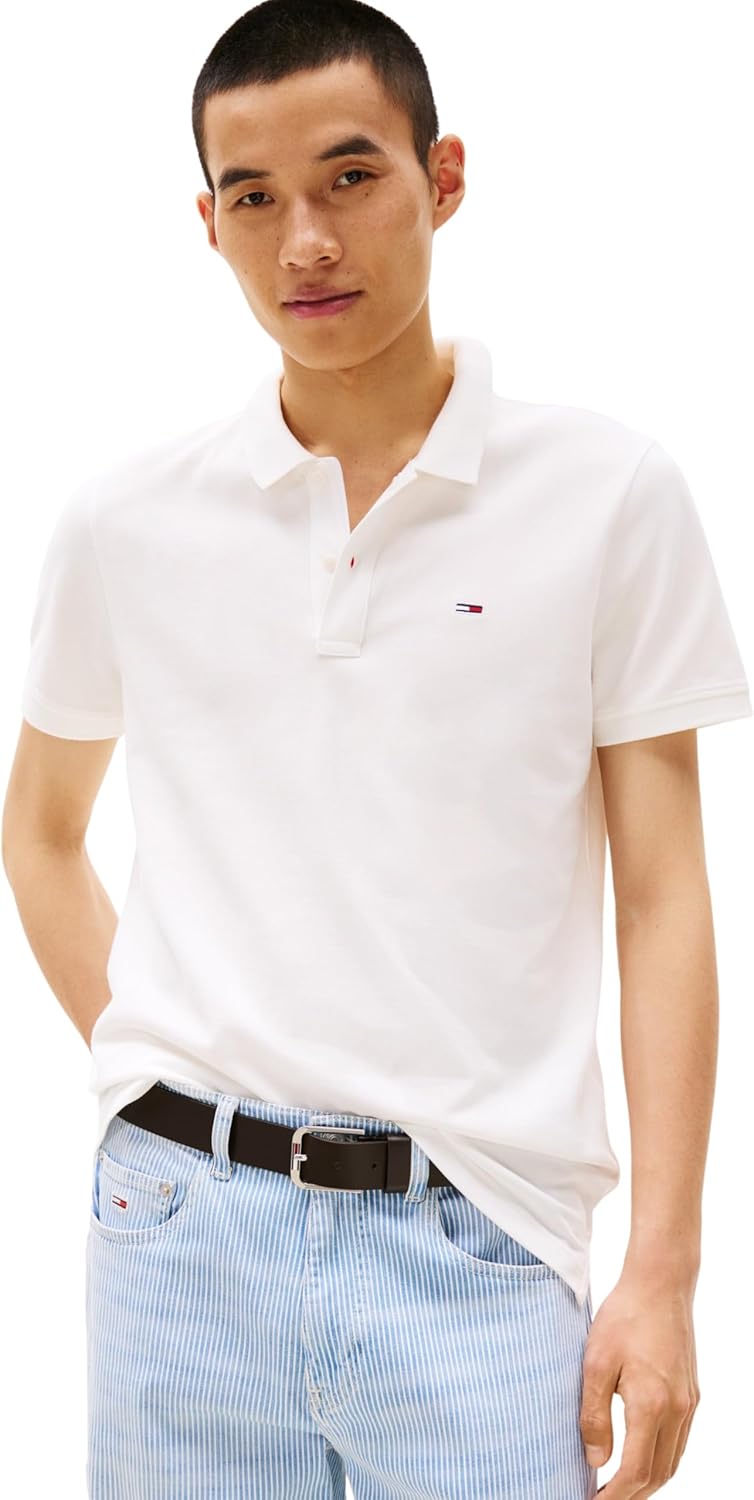 Tommy Jeans TJM Slim Placket Polo EXT S/S Polo Men's, White (Ecru), XXL33,53€ statt 69,90€➡️ https://www.amazon.de/dp/B0D7DK2VLP/?tag=preisfehlerheute-21