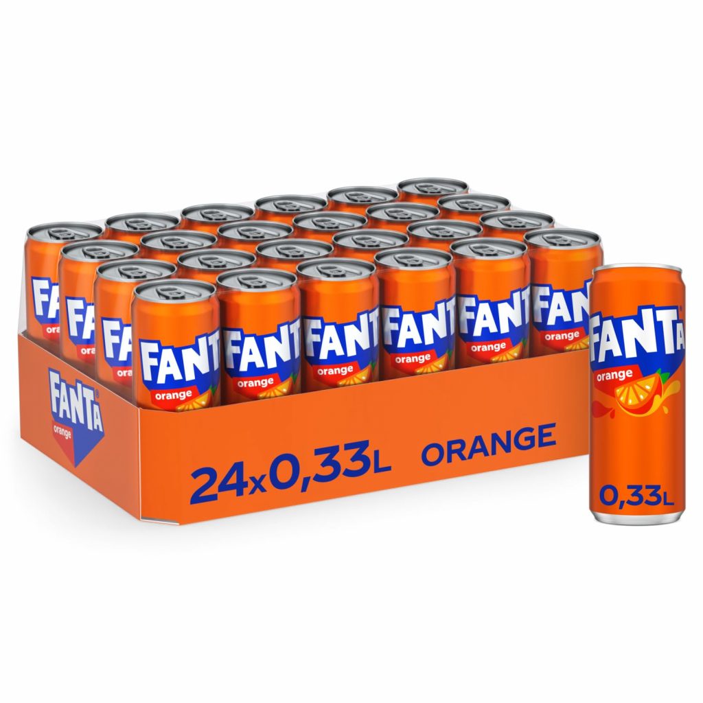 Fanta Orange – fruchtig-spritzige Limonade mit klassischem Orangengeschmack…