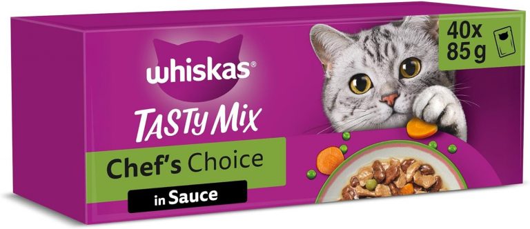 WHISKAS TASTY MIX Nassfutter in Sauce für Katzen 40 x 85g Chef’s Choice9,57€ statt 16,14€🏷️ Coupon anwenden📆 Sparabo nutzen (jederzeit kündbar)➡️ https://www.amazon.de/dp/B0BPD587DQ/?tag=preisfehlerheute-21