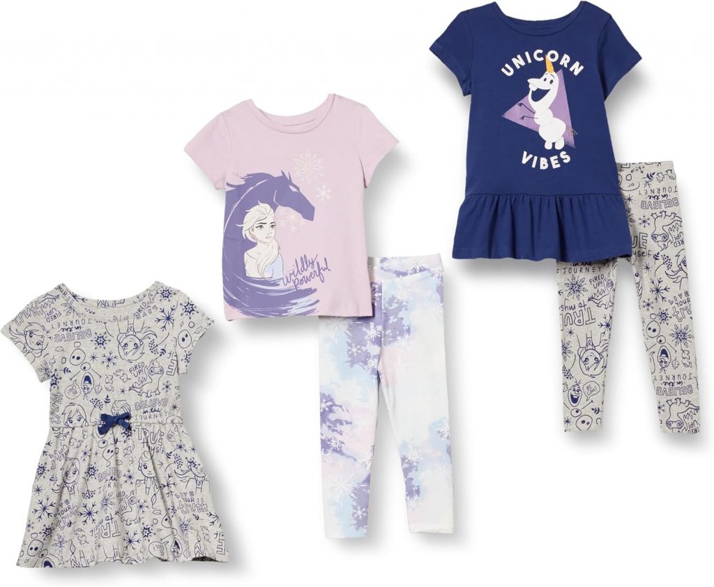 Amazon Essentials Disney Marvel Star Wars Frozen Princess Mädchen Outfit-Sets…