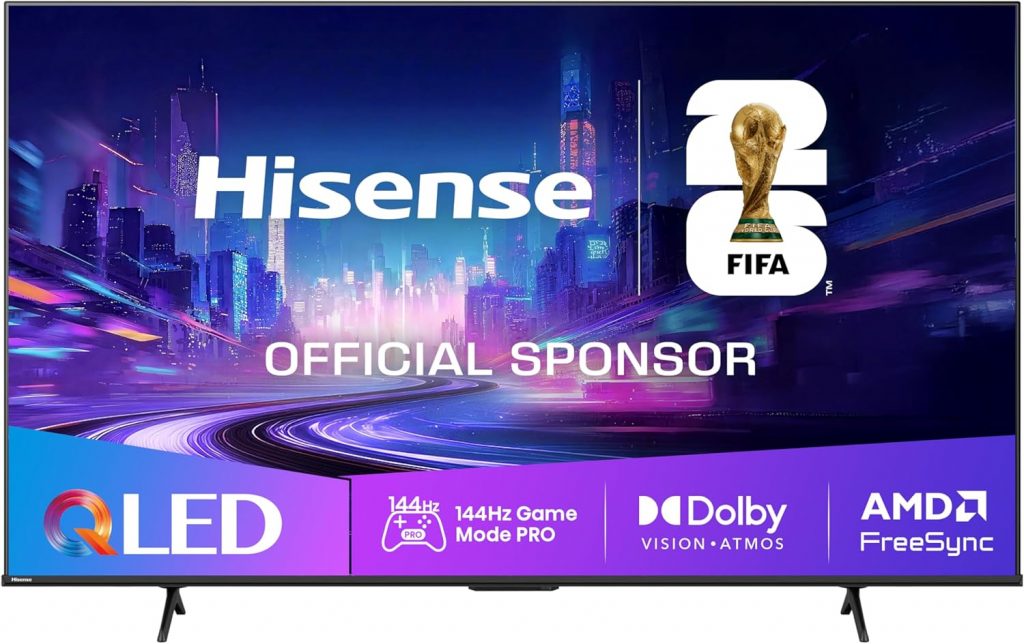 Hisense 55E7Q PRO Fernseher 139cm (55 Zoll) 4K UHD QLED, Smart TV,144Hz Game…