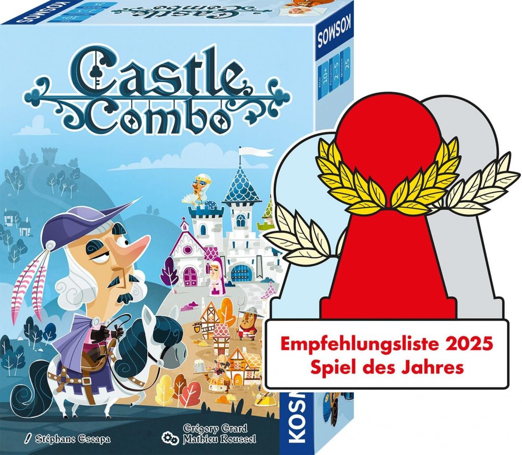 Kosmos 685393 Castle Combo, Deutsche Ausgabe, Kartenspiel für 2-5 Personen ab 10…