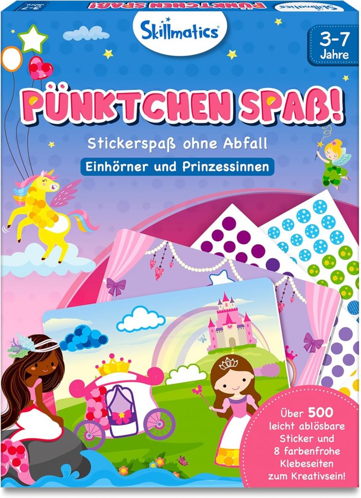 Skillmatics Bastelaktivität – Pünktchen spaß!, Stickerkunst ohne Saubermachen…