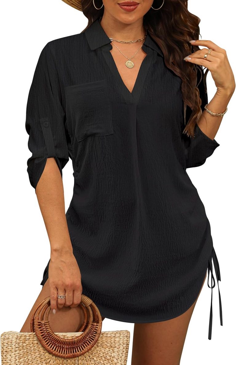 🤴 StylSense Damen Strandkleid Sommer Bikini Cover Up Badeanzug Sommerkleider Damen Leicht Strandponcho Bluse mit Tunnelzug14,99€ statt 24,99€ - 41,00 % 🔥🚚 Verkauft von Lanjin Fashion und Versand durch Amazon151 Bewertungen: 4.3 / 5.0 ⭐️⭐️⭐️⭐️🛒 zu Amazon https://www.amazon.de/dp/B0DQ53YSFK/?amp%3Btag=preisfehlerheute-21&tag=preisfehlerheute-21