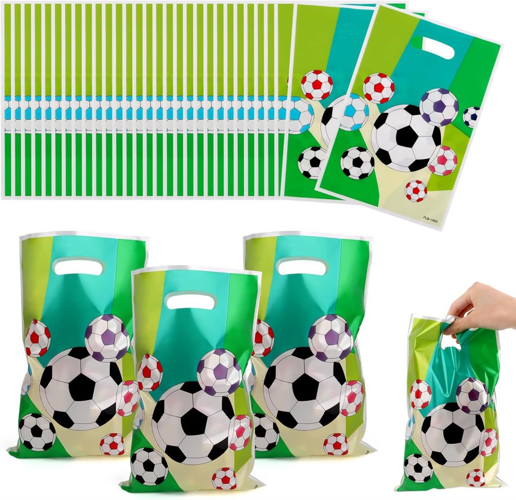 Fußball Party Taschen Geschenktüten Kindergeburtstag 30 Stück Fußball Geschenktüte Kinder Mitgebsel Tüten…