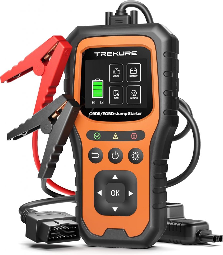 TREKURE 7000A Starthilfe Powerbank Auto mit Batterietester & OBD2 Diagnosegerät…